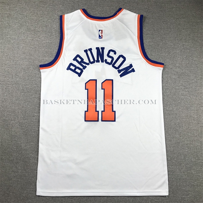 Maillot New York Knicks Jalen Brunson NO 11 Association 2022-23 Blanc